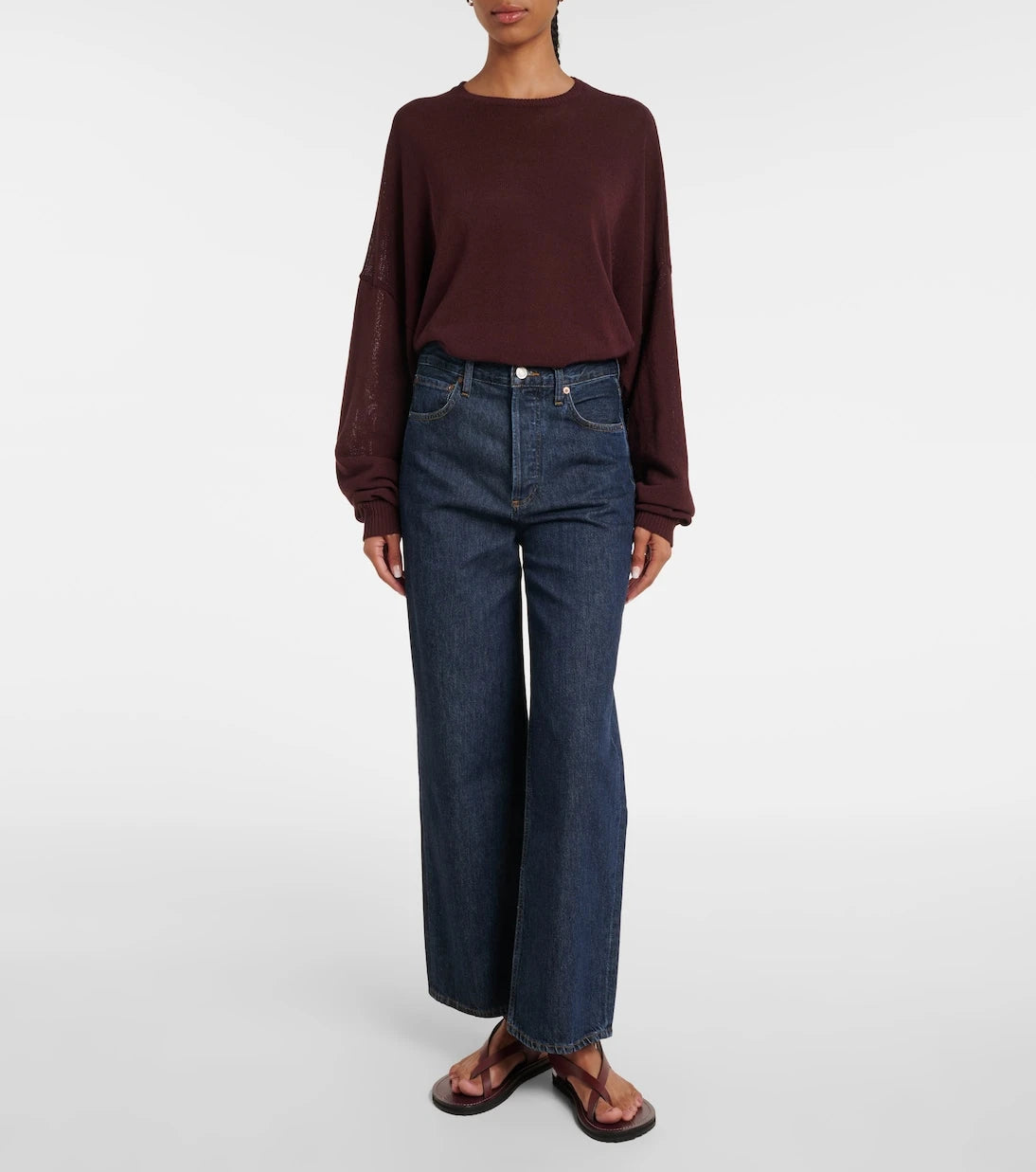 Agolde - Ren high-rise wide-leg jeans