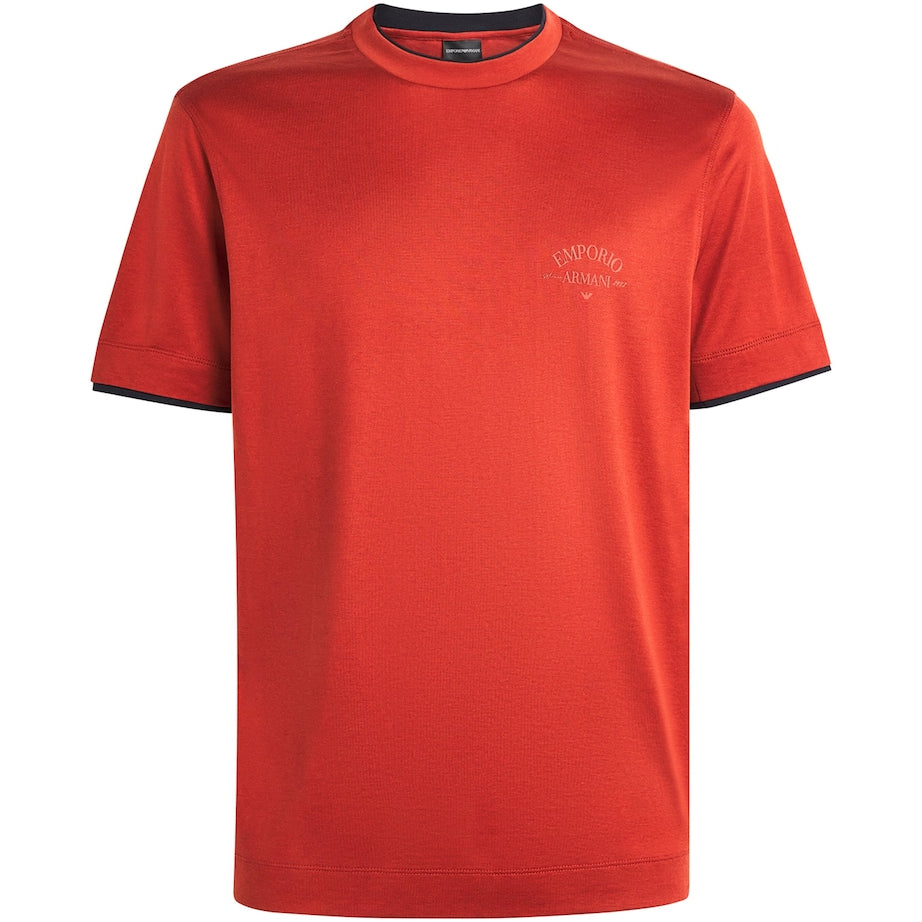 Emporio Armani Rubberised Logo T-Shirt