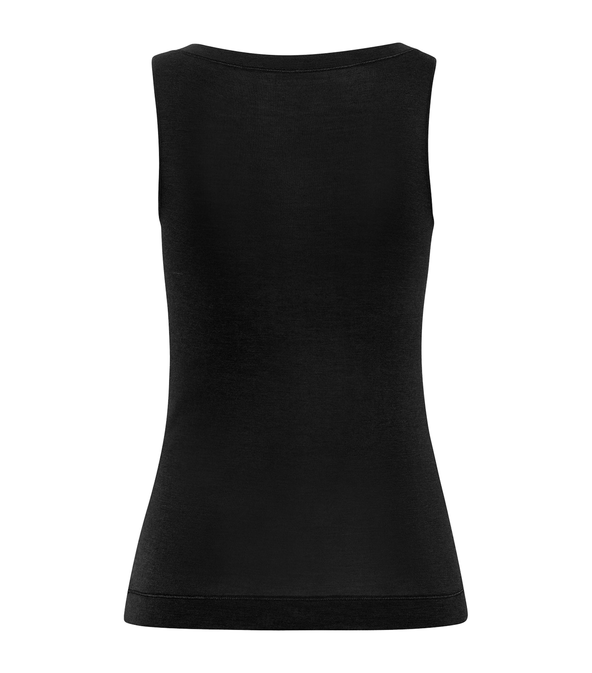 Hanro Black Silk-Cashmere Tank Top