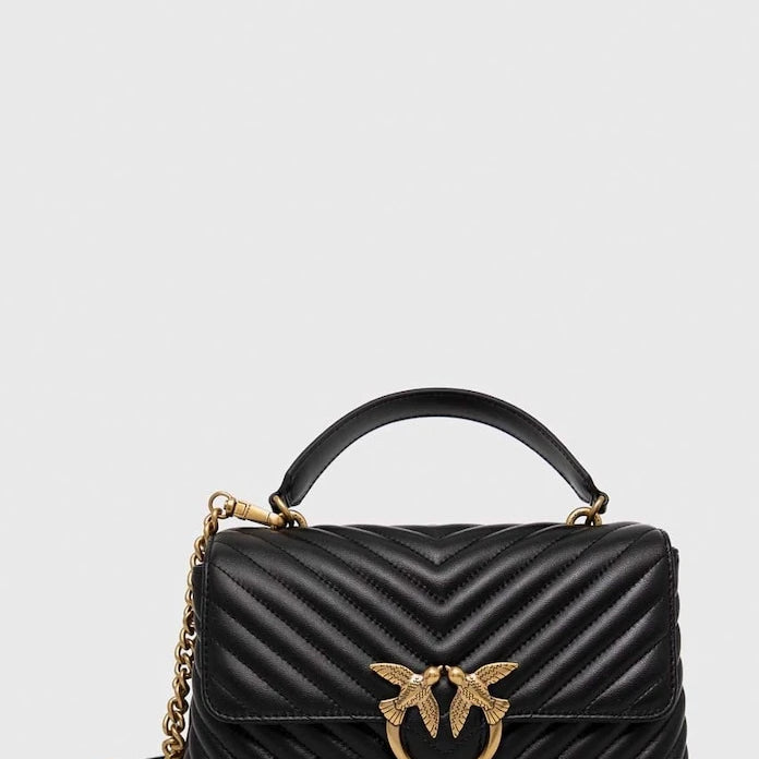 Pinko чанта crossbody дамска от кожа