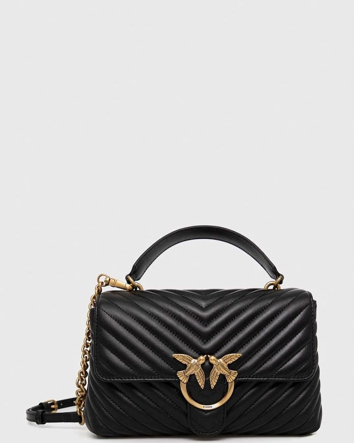Pinko kadın deri crossbody çanta