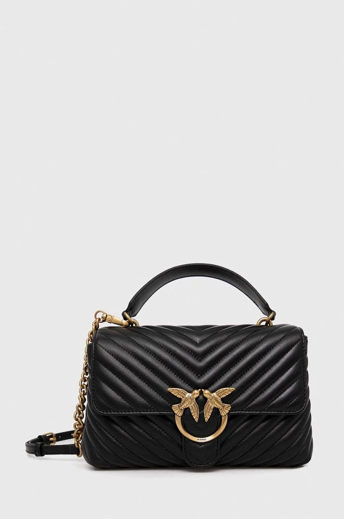 Pinko kadın deri crossbody çanta