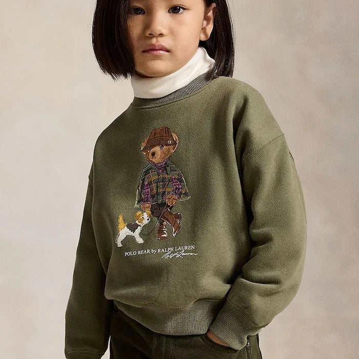 Pamuklu çocuk sweatshirt