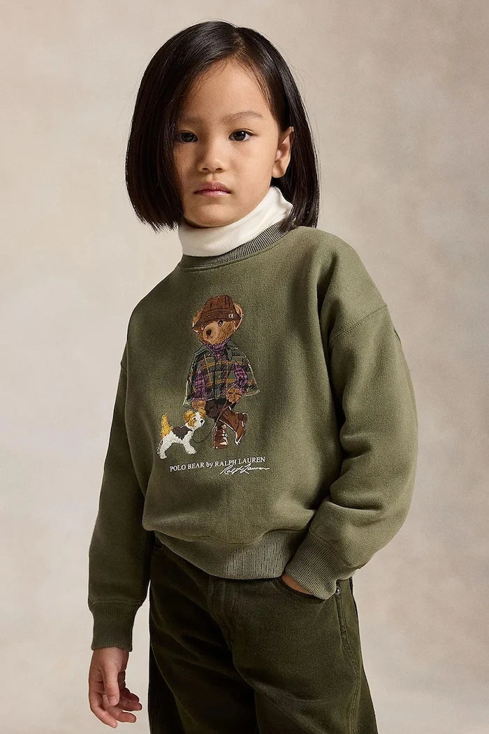 Pamuklu çocuk sweatshirt