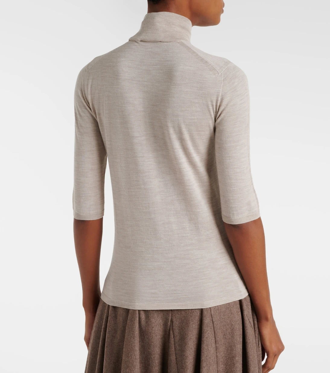 Max Mara - Boa virgin wool turtleneck top