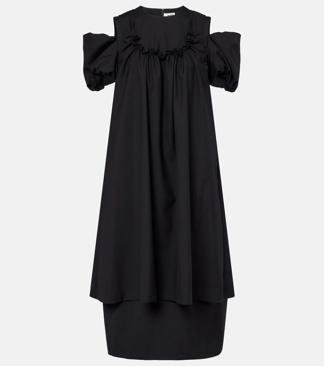 Noir Kei Ninomiya - Cutout wool midi dress