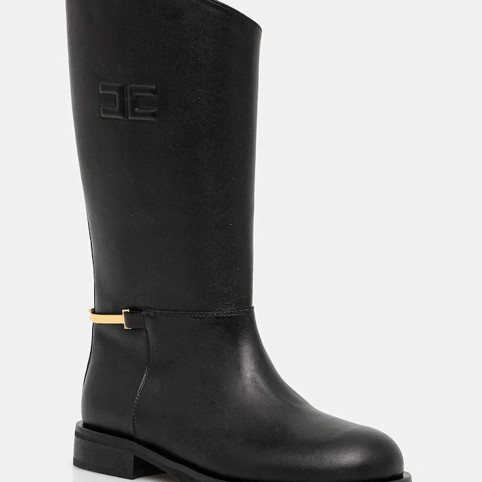Детски кожени ботуши Elisabetta Franchi