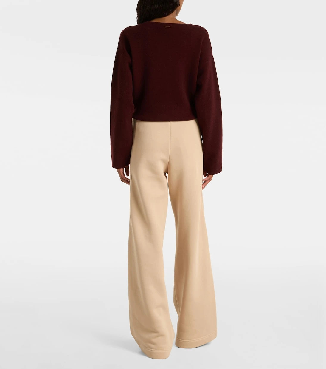 Max Mara - Ifrem high-rise cotton wide-leg pants