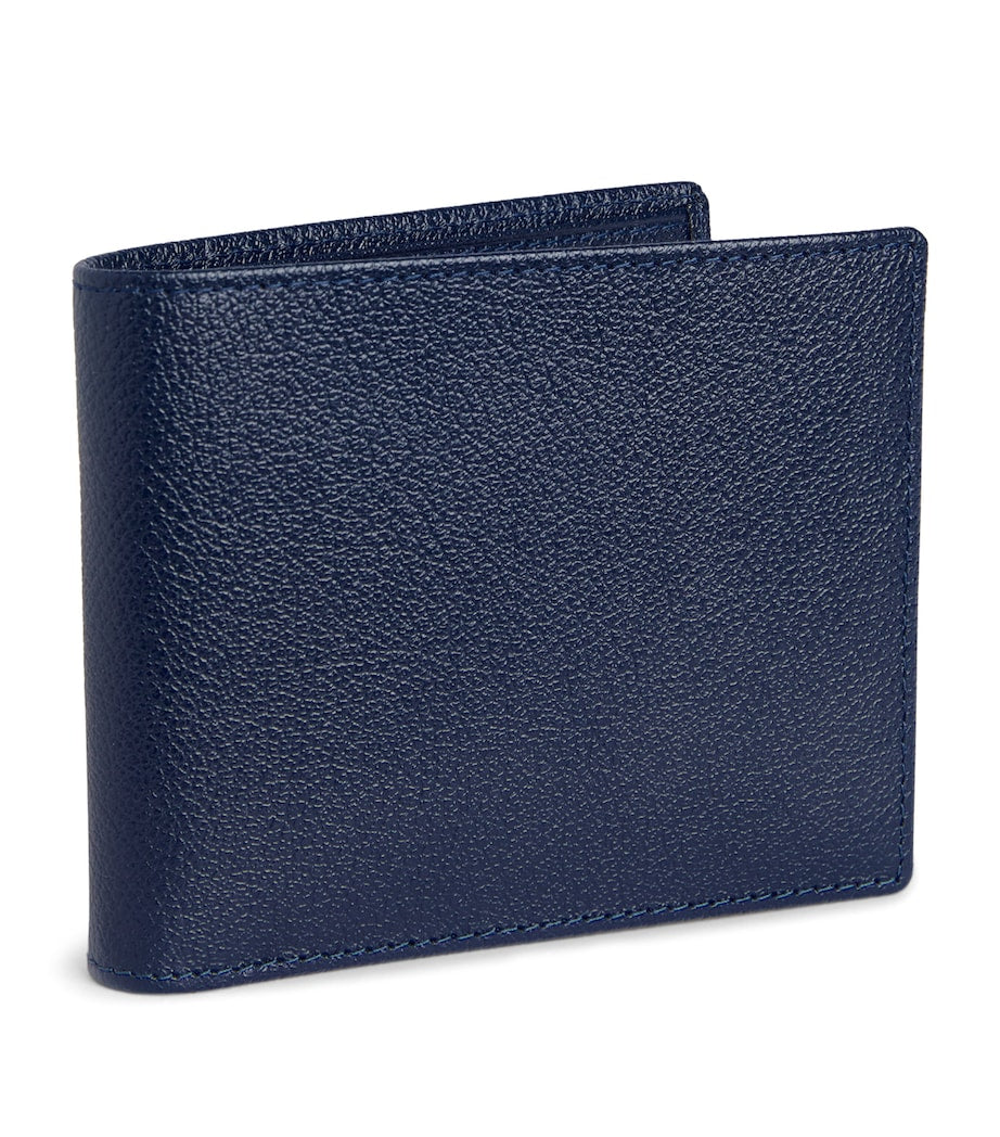 Ettinger Blue 6-Slot Capra Bifold Wallet