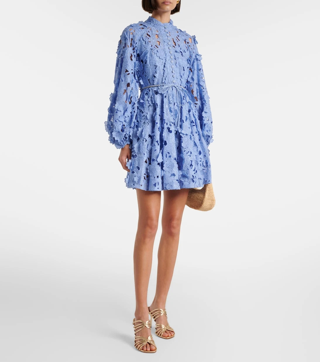 Zimmermann - Patience floral cotton minidress