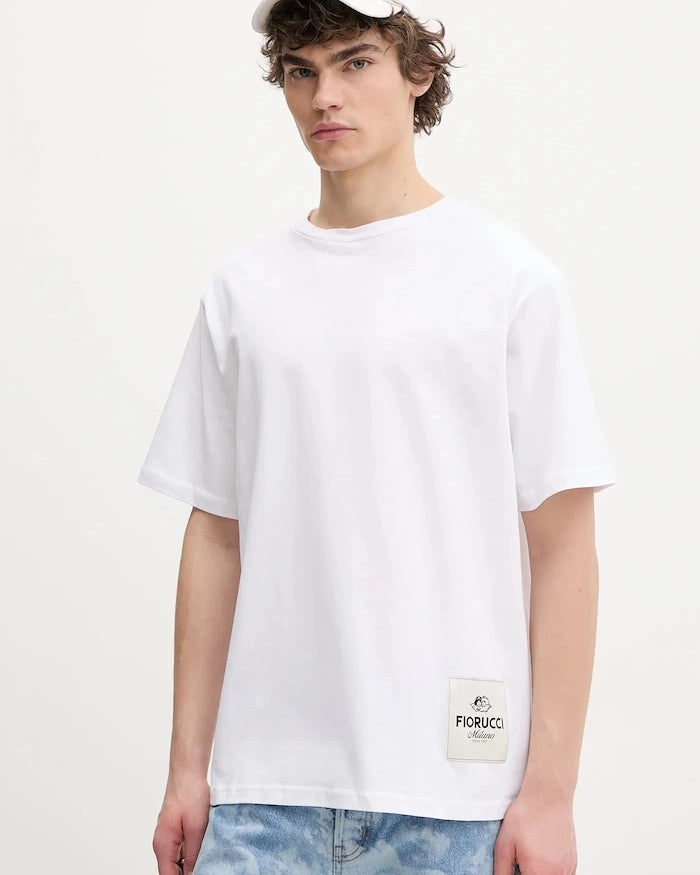 Памучна тениска Fiorucci Label Regular Fit T-Shirt