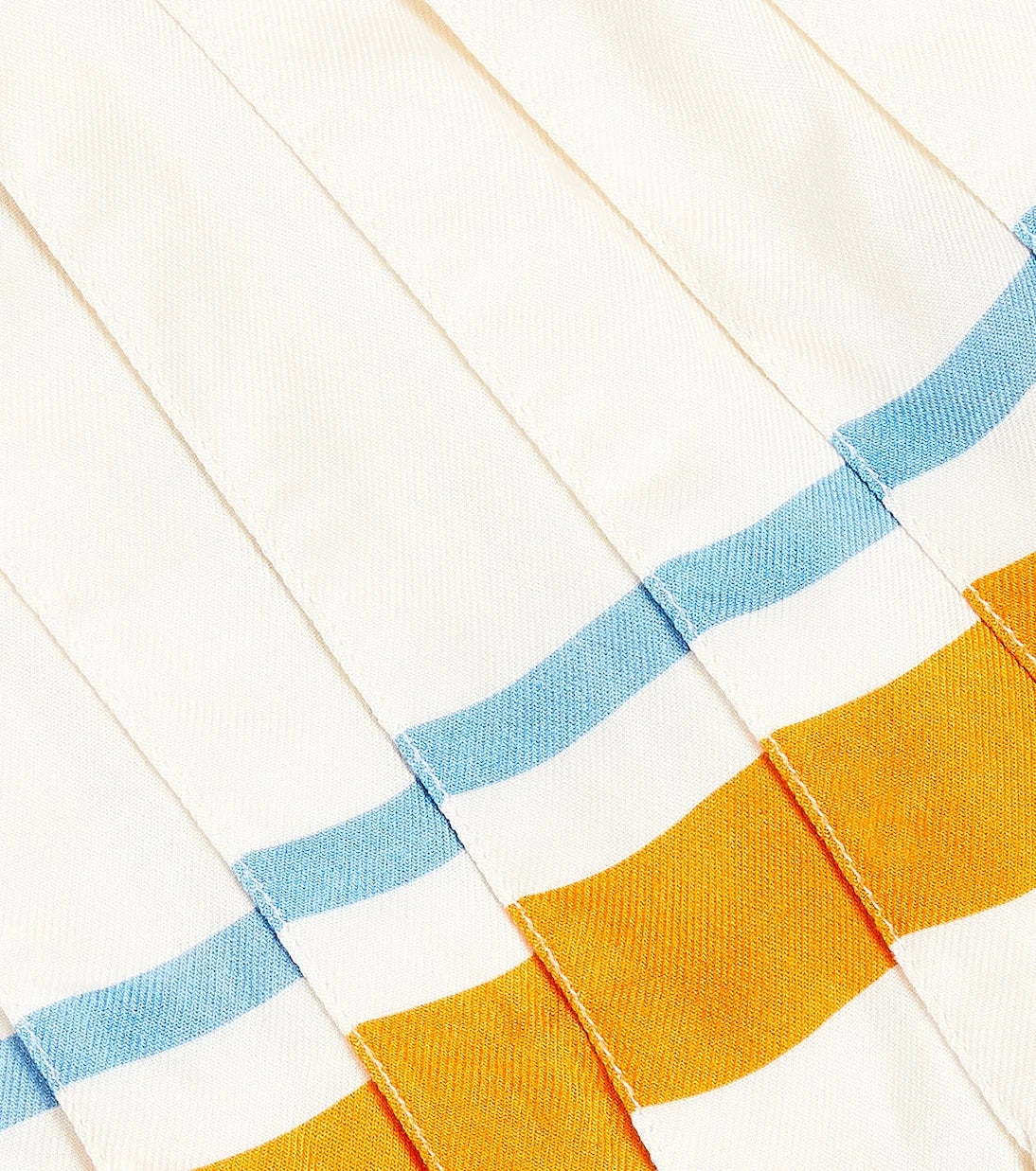Molo - Bianka striped pleated skirt
