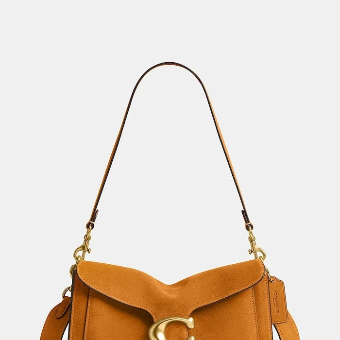 Coach kadın süet crossbody çanta Suade Tabby Shoulder Bag 26