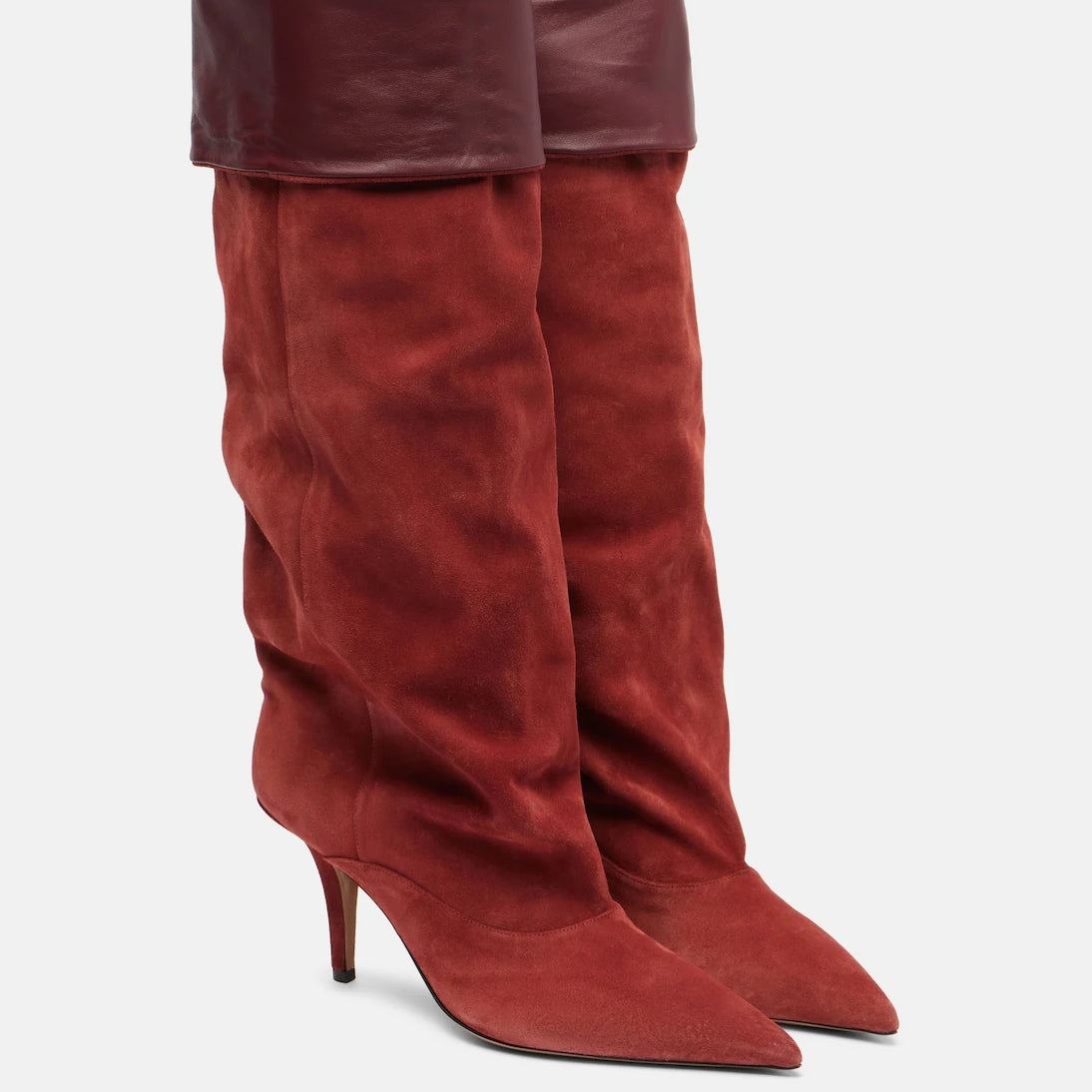 Paris Texas - Ines 75 suede knee-high boots