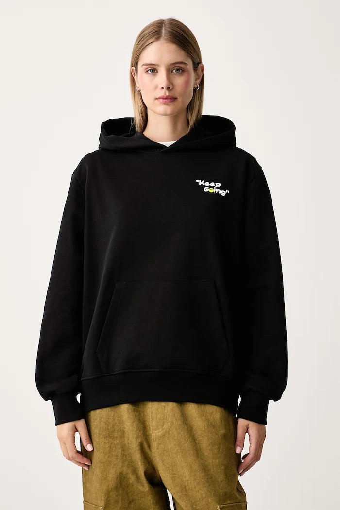 Pamuklu kapüşonlu sweatshirt