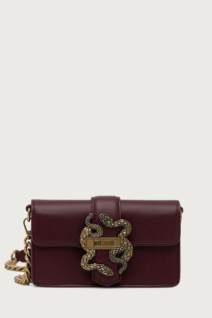 Just Cavalli suni deri kadın crossbody çanta