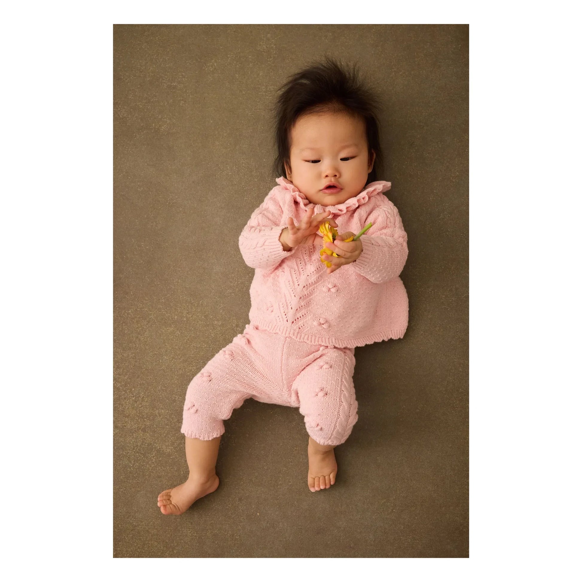 Louise Misha - Elvina Ruffle Neck Sweater | Pink