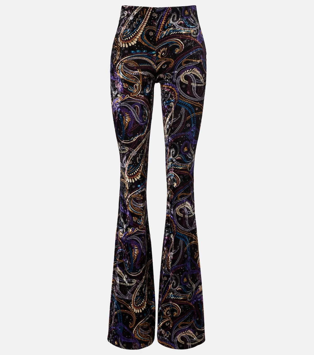 Etro - بنطلون بيزلي بقصة واسعة