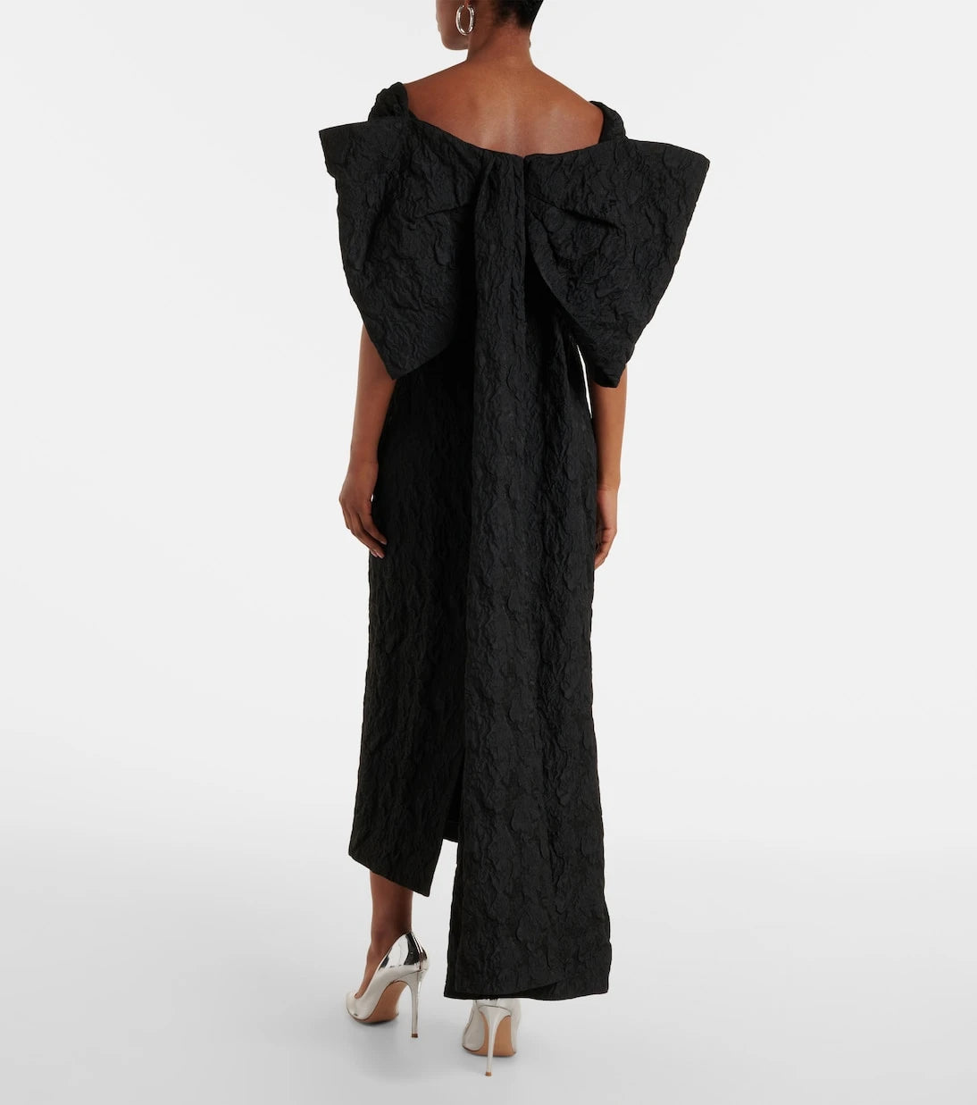 Erdem - Embroidered cloque jacquard gown