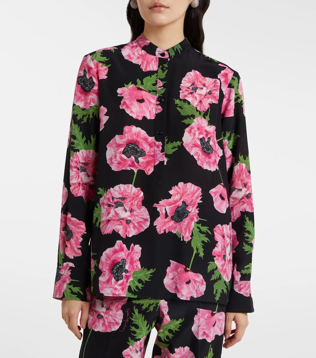 Stella McCartney - Poppy floral silk shirt