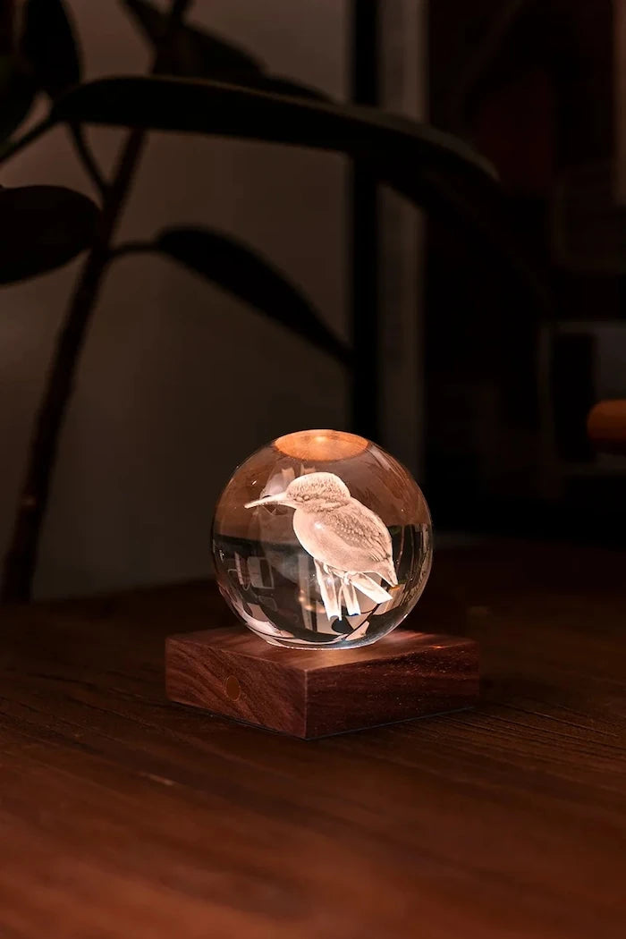 Led лампа Gingko Design Amber Crystal Light