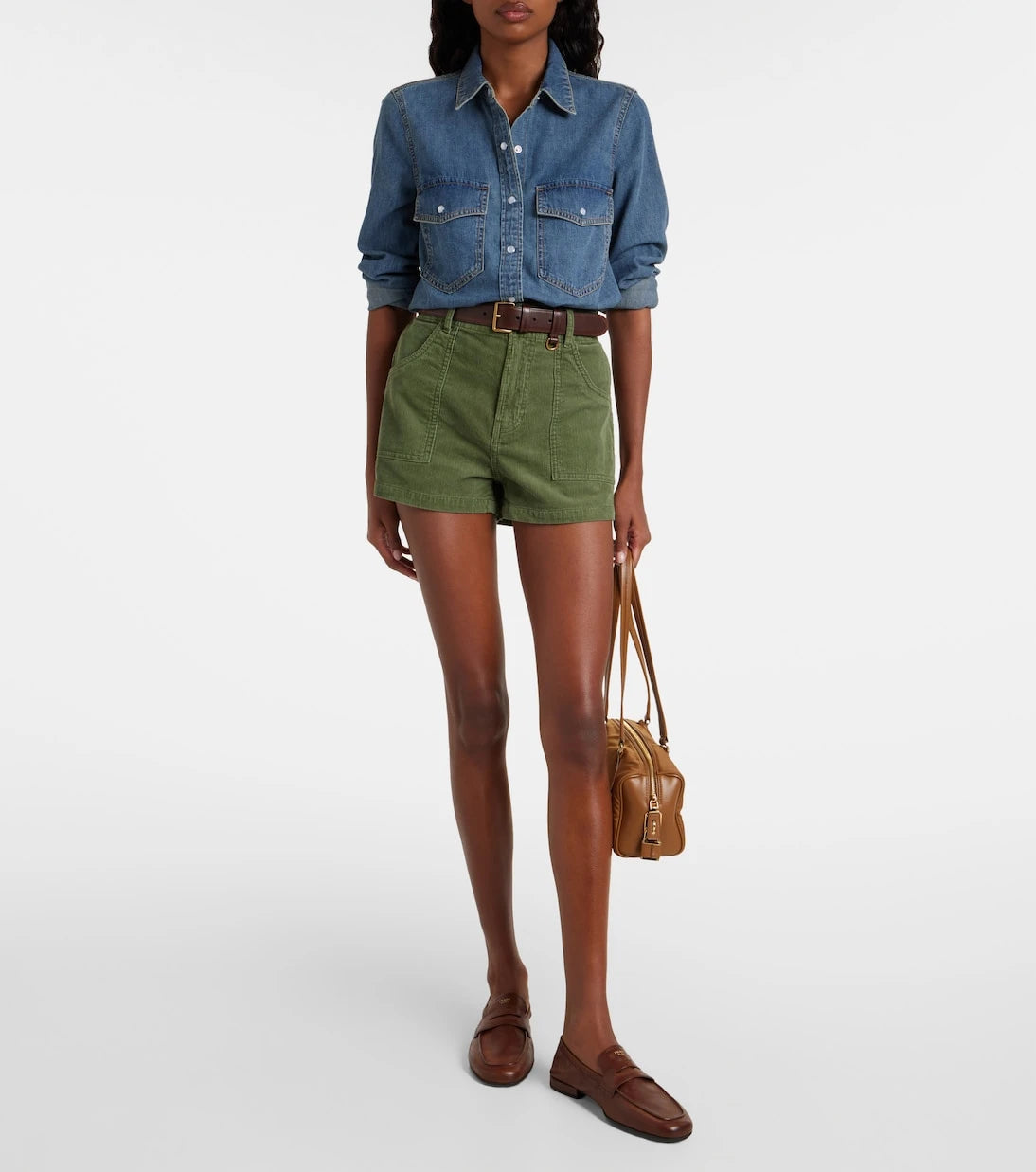 Veronica Beard - Sally corduroy shorts