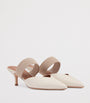 Ivory Leather Maisie Mules 45
