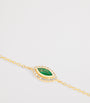 SHAY Yellow Gold, Diamond and Emerald Evil Eye Bracelet