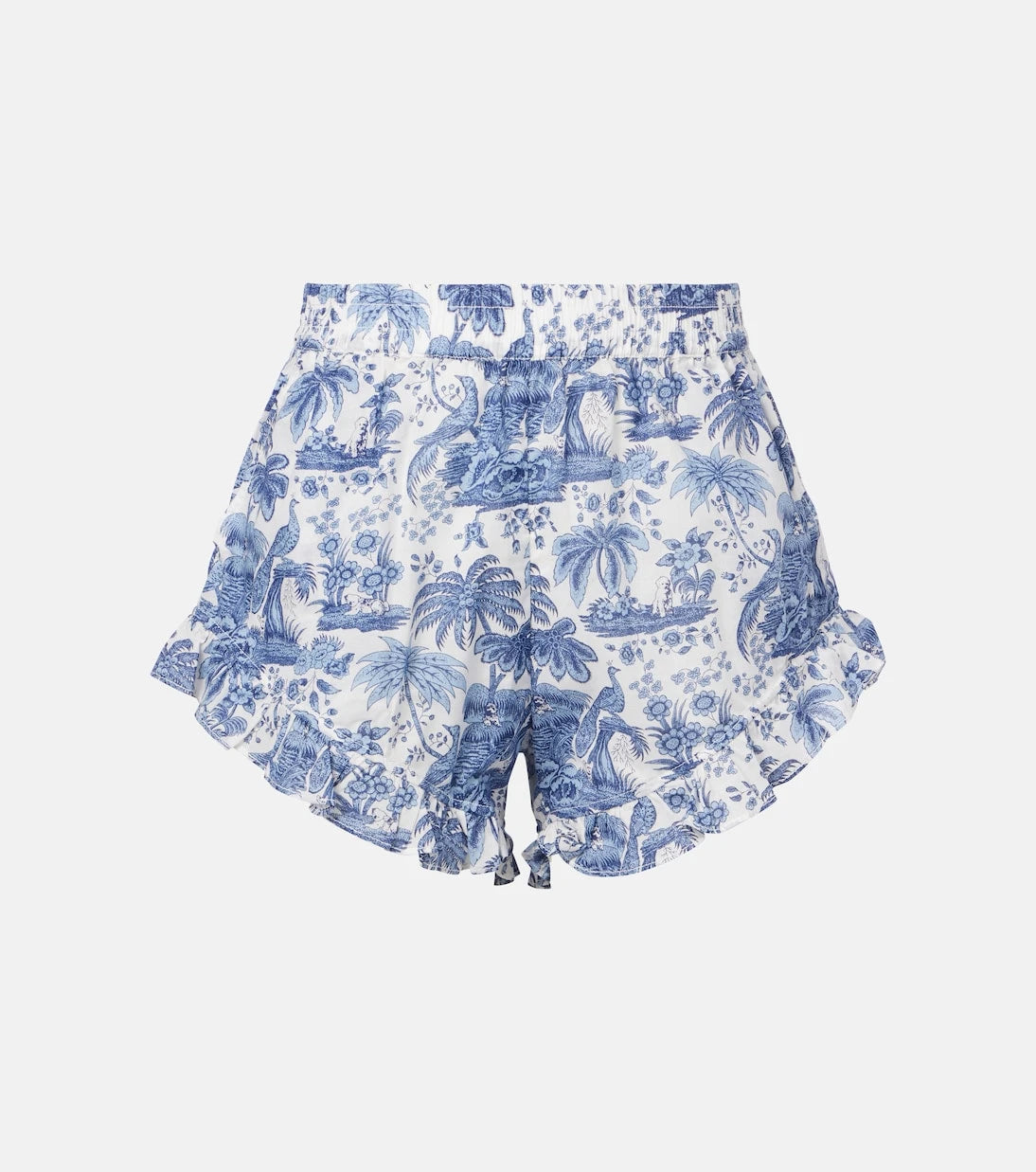 Staud - Boyana printed cotton toile shorts