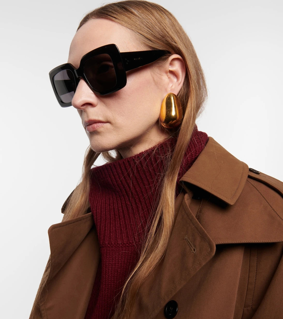 Celine Eyewear - Bold 3 Dots köşeli güneş gözlüğü
