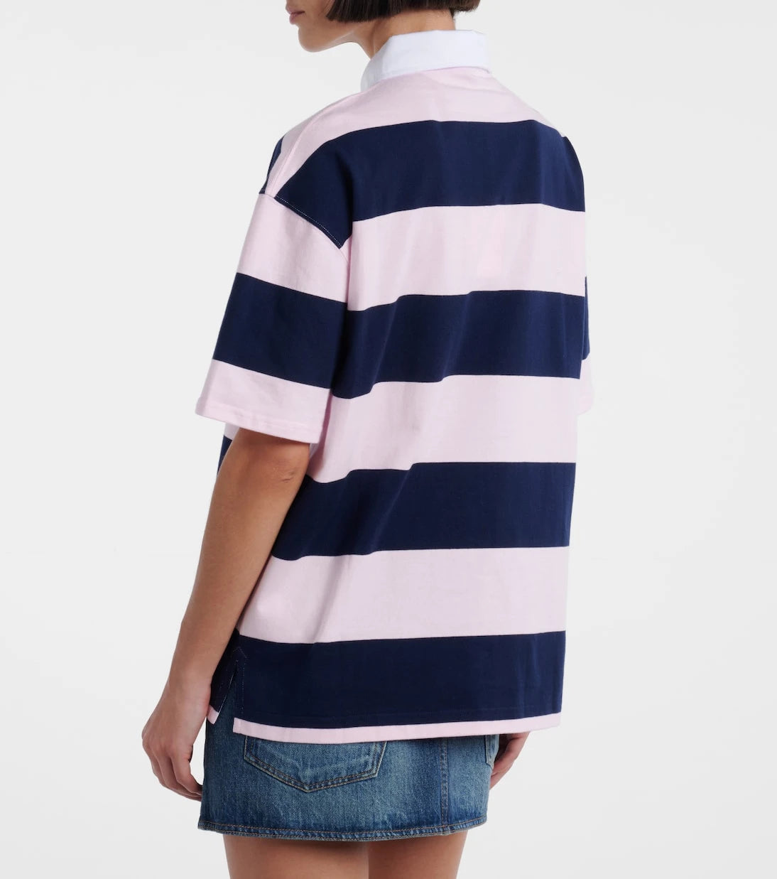 Coperni - Striped cotton polo shirt