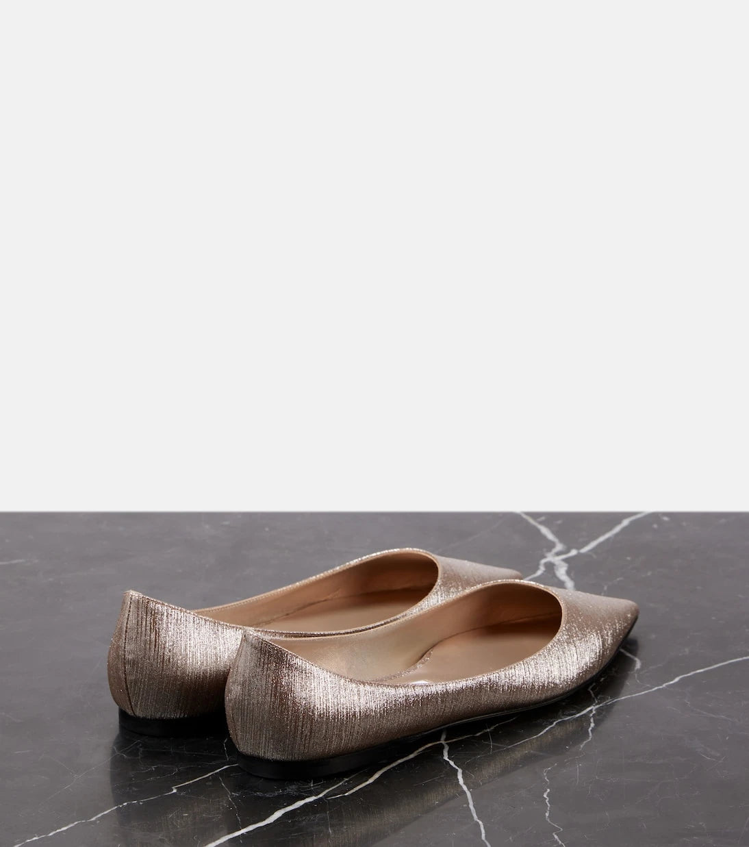 Jimmy Choo - Love glitter ballet flats