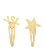 Metallic Charms Hair Clips (Set of 2)
