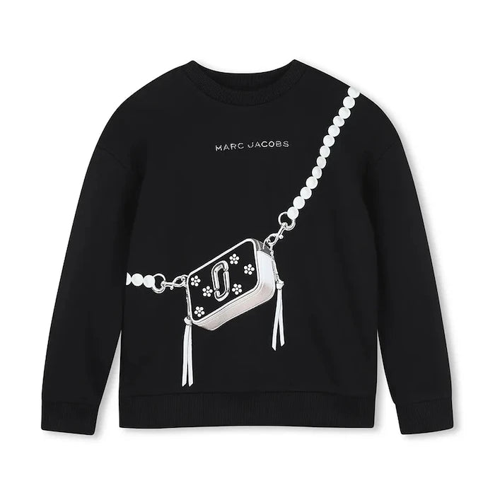 Çocuklar için pamuklu kapüşonlu sweatshirt