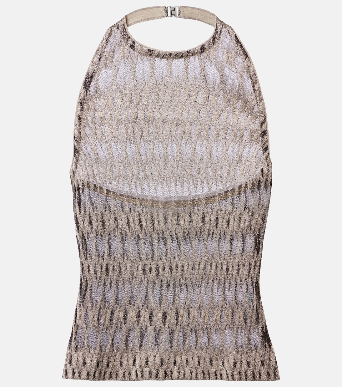 Missoni - بلوزة لاميه بقبة رسن