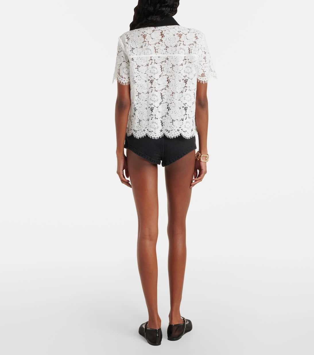 Self-Portrait - Lace shirt