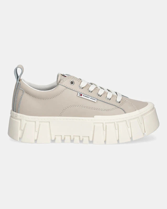 Tommy Jeans TJW VULC FLATFORM LEATHER Deri Sneakers