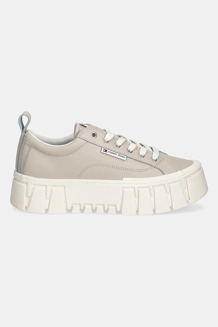 Tommy Jeans TJW VULC FLATFORM LEATHER Deri Sneakers