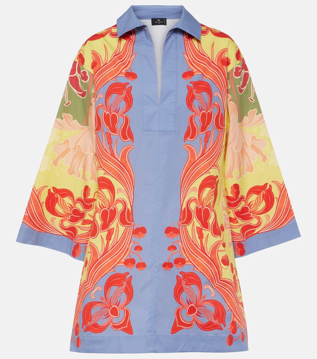 Etro - Printed cotton-blend shirt