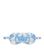 Blue Cotton Menagerie Print Sleep Mask