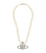 Pearl Bas Relief Necklace