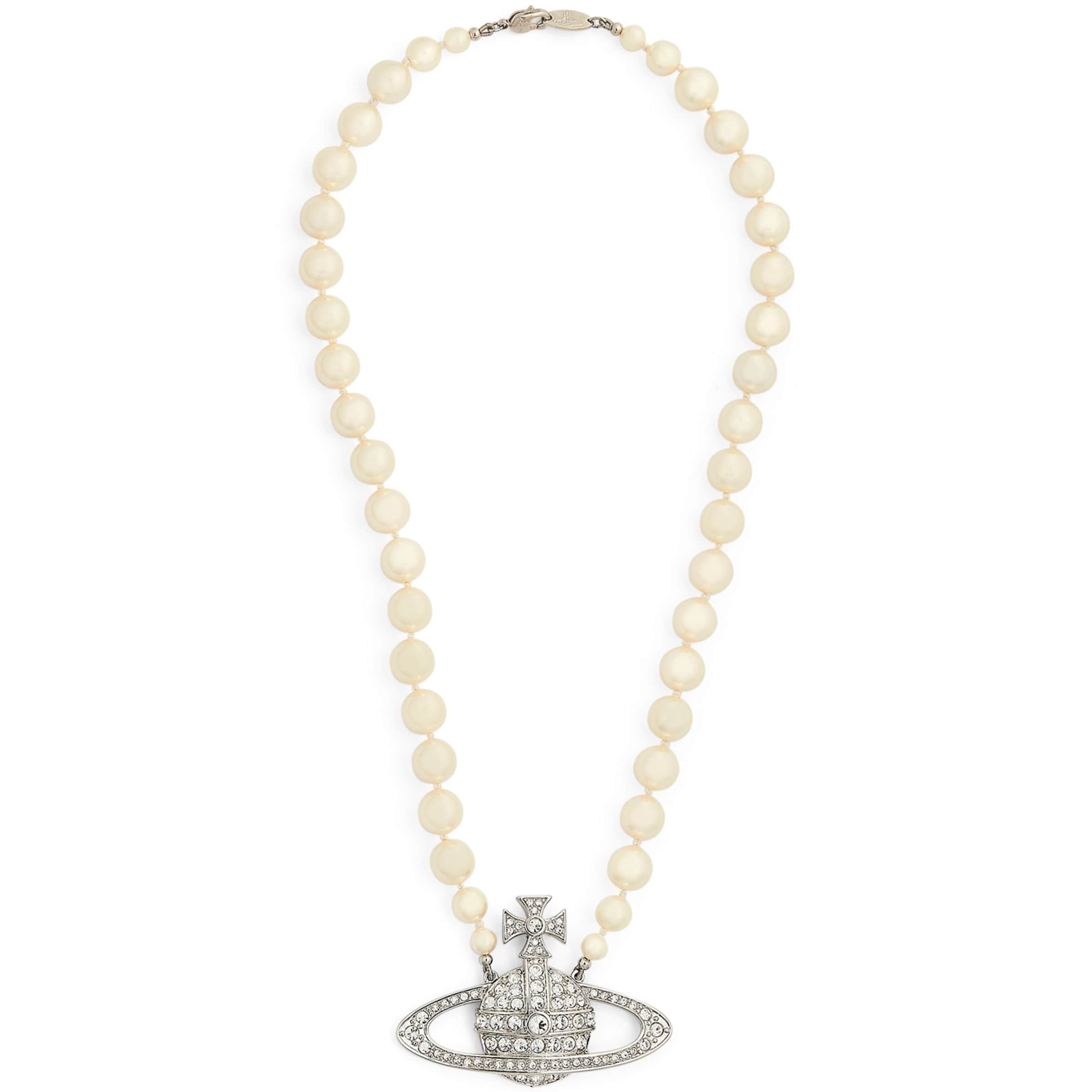 Pearl Bas Relief Necklace
