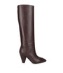 Alevi Burgundy Leather Naty Knee-High Boots 85
