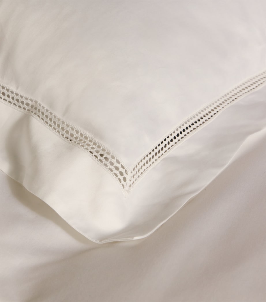 Supima Cotton Sateen Wilton Super King Duvet Cover (260cm x 220cm)