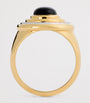 Yellow Gold and Diamond Lot N*91 Mimette Signet Pinky Ring