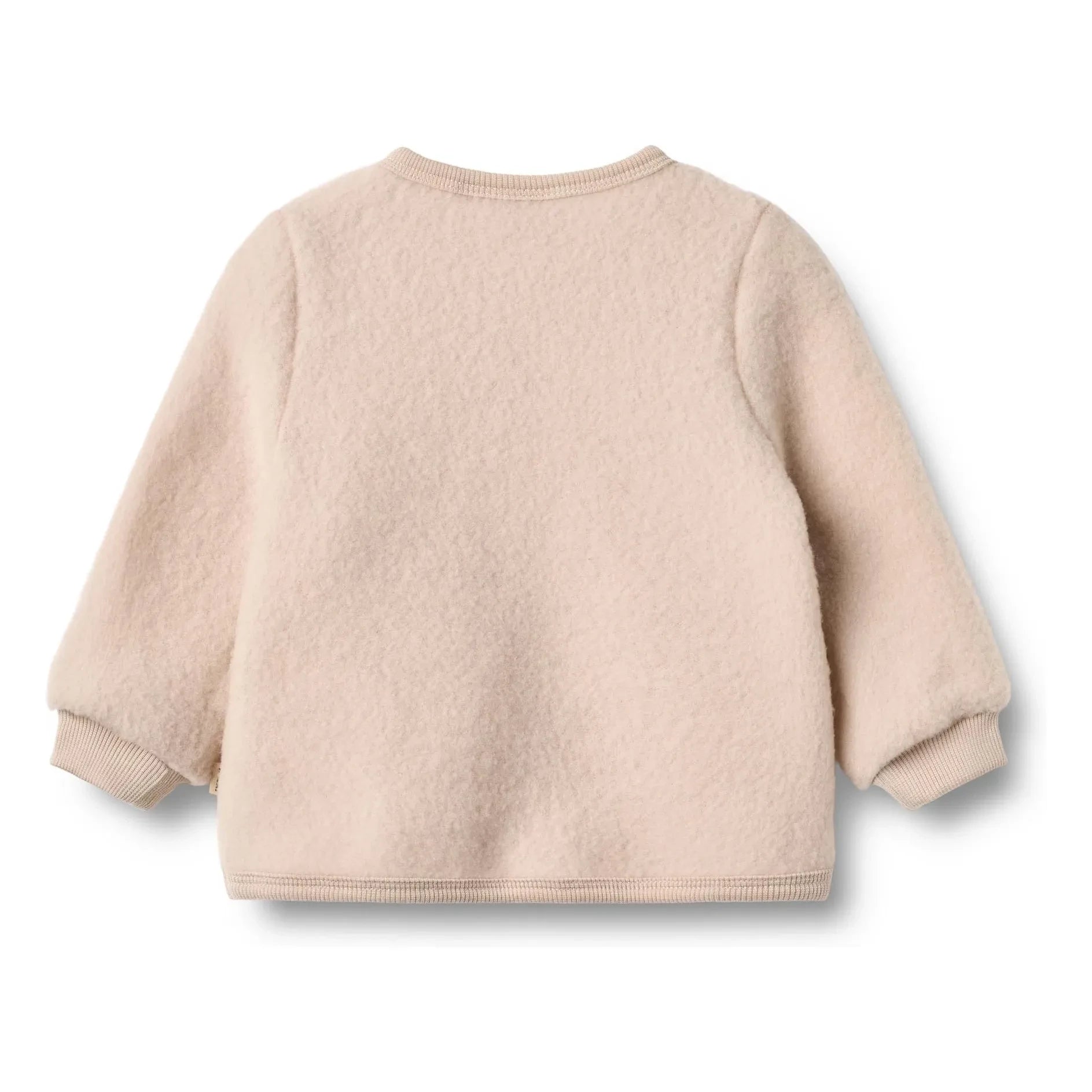 Wheat - Cardigan Kari Merino wool | Powder pink