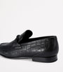 Croc-Embossed Alton Loafers