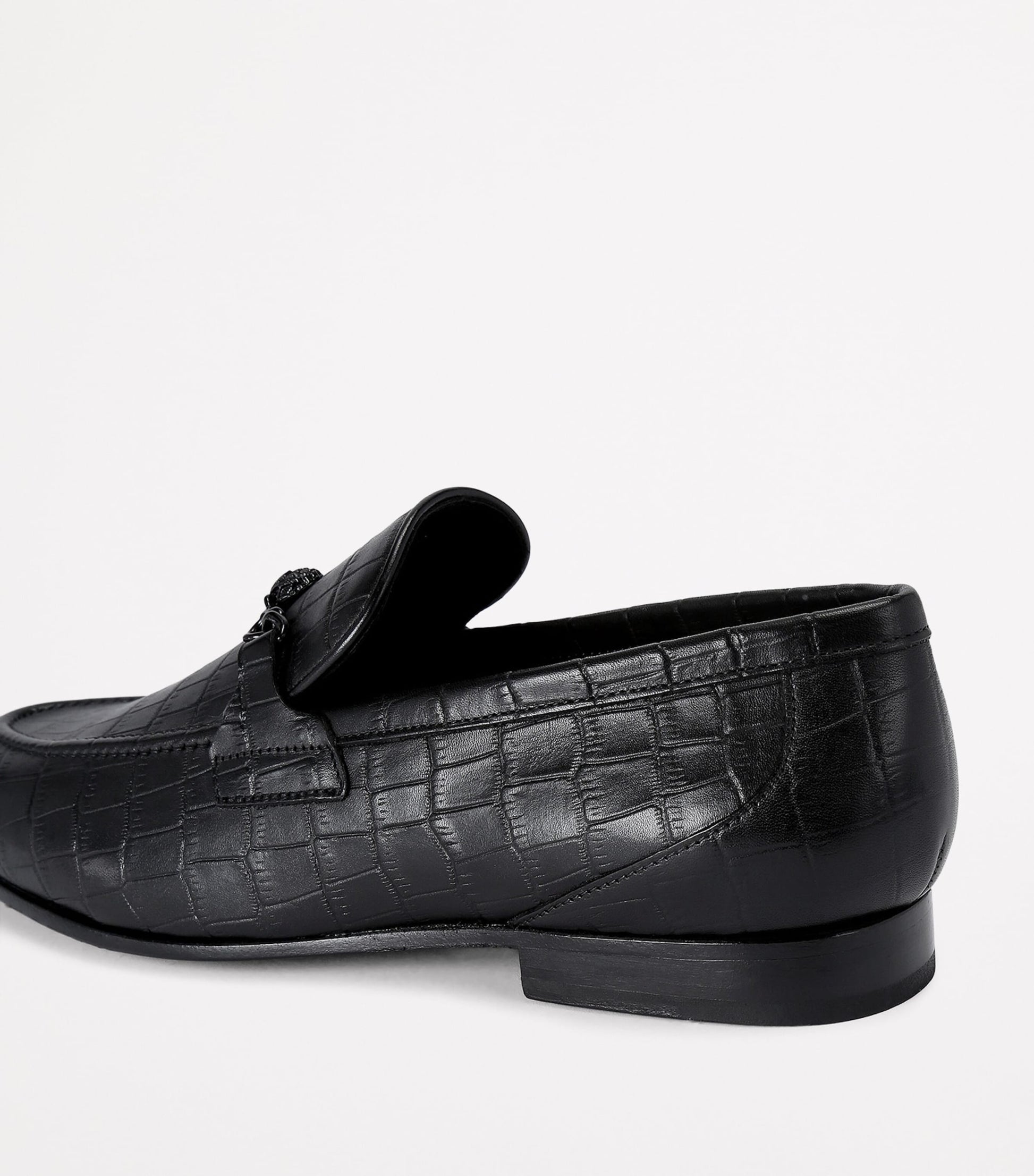 Croc-Embossed Alton Loafers