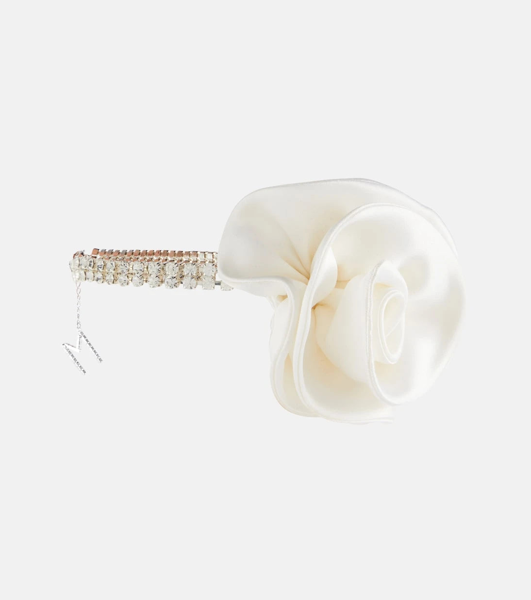 Magda Butrym - Floral-appliqué crystal-embellished choker