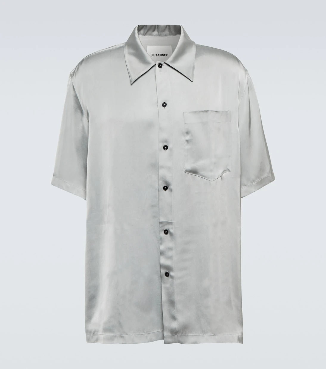 Jil Sander - Shirt 36 satin bowling shirt